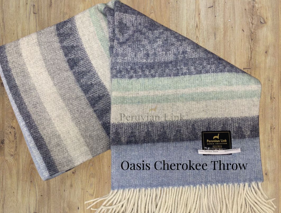 Cherokee Alpaca & Wool Throw Cherokee Alpaca & Wool Throw